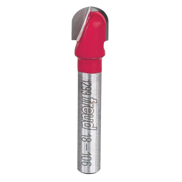 Diablo Freud 3/8 in. D X 3/16 in. X 1-13/16 in. L Carbide Round Nose Router Bit 18-106 - main